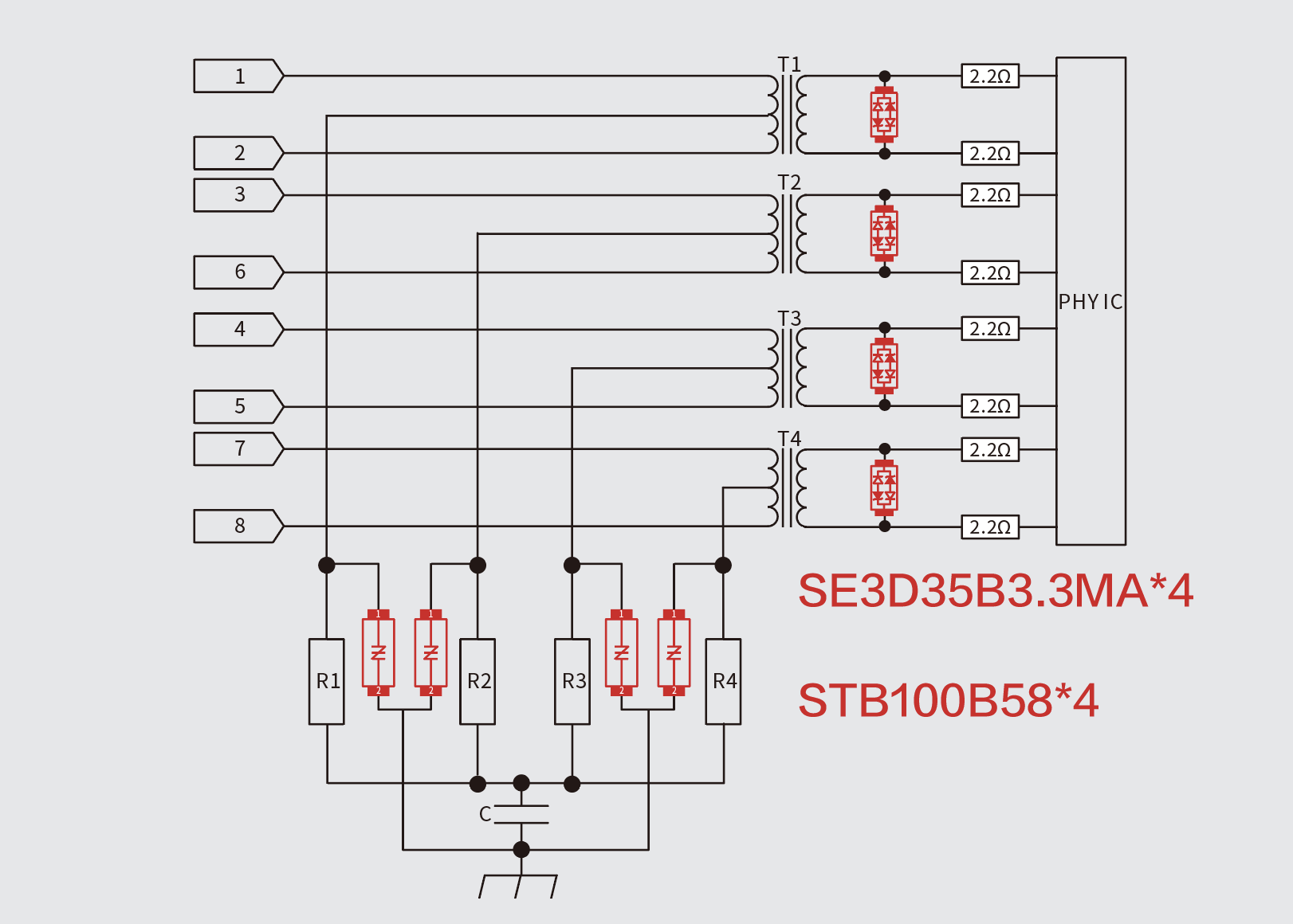 Semiware推出针对RJ45-Ethernet-Switch接口的Surge/ESD保护方案