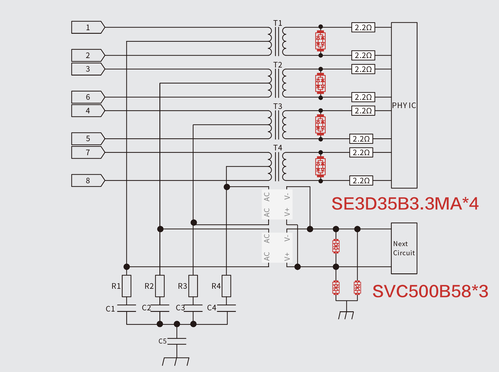 Semiware推出针对RJ45-Ethernet-Switch接口的Surge/ESD保护方案